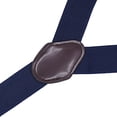 thumbnail image 2 of USHOBE 6 Elastic Clips Trousers Braces For Men Comfortable Suspender For Stylish Look For Jeans And Shorts Navy, 2 of 8