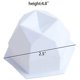 thumbnail image 3 of 1 molde de silicona con forma de cubo de diamante para hacer velas, molde de silicona 3D para velas de cera de soja, molde para jabón hecho a mano, adornos artesanales, moldes de fondant, 3 of 6