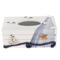 thumbnail image 2 of Caja de Pañuelos, Hecha de Natural, Ecológica, Decorativa, Caja de Soporte para Pañuelos Faciales, Creativo con Y Concha do Macarena Portapapel Mediterráneo, 2 of 8