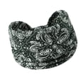 thumbnail image 1 of Diadema ancha para mujer, estilo bohemio, que absorbe el sudor, suave, de secado rápido, con nudo Estilo A, 1 of 8