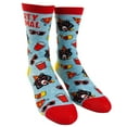 thumbnail image 2 of Youth Party Animal Socks Funny Festive Bear Celebration Novelty Graphic Footwear, 2 of 7