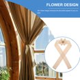 thumbnail image 4 of UPOUART Flower Shaped Curtain Ropes Curtain Tieback Multi Window Treatment 1Pcs, 4 of 8