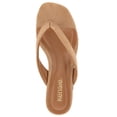 thumbnail image 4 of Kensie Nolita Thong Faux Wood Wedge, 4 of 5