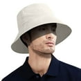 thumbnail image 2 of Ticikt Sun Hats for Men Women Fishing Hat UPF 50+ Breathable Wide Brim Summer Hat,Color:White, 2 of 3