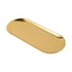 thumbnail image 5 of Bandeja para servilletas y toallas, bandeja decorativa ovalada para tocador, para artículos pequeños, baratijas y joyas. Oro, 5 of 9