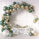thumbnail image 4 of Moyic 119 Uds verde plata Macaron Metal globo guirnalda boda cumpleaños globos decoración fiesta globos para niños Baby Shower Decoración del hogar Moyic HA007704-00, 4 of 6