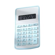 8 Digit Calculator Standard Desktop Calculator with Large Display Round Buttons Basic Office Calculator for Home School Business Portable Candy Color Calculator (Blue Pink Green White)