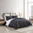 thumbnail image 3 of City Scene Ceres Black King Comforter Set, 3 of 14