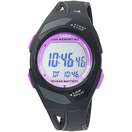 Casio Mens 60-Lap Sports Watch - Black (STR300-1C)