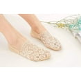thumbnail image 5 of Nvzi Women's Lace No Show Socks Low Cut Non Slip, Invisible with Flats, Boat Liner Socks，5Paris, 5 of 5