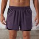 thumbnail image 2 of Pantalones cortos de running para hombre con doble capa - Nylon spandex de secado rápido, bolsillo para el teléfono - 3/4 de largo para atletismo, 2 of 8