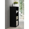 thumbnail image 3 of Hodedah 3-Shelf Bookcase in Black, 3 of 5