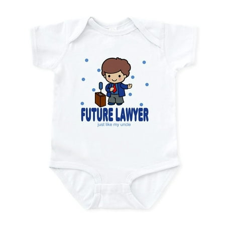 

CafePress - Future Lawyer Like Uncle Baby Infant Bodysuit - Baby Light Bodysuit Size Newborn - 24 Months