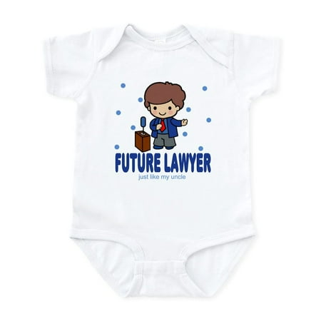 

CafePress - Future Lawyer Like Uncle Baby Infant Bodysuit - Baby Light Bodysuit Size Newborn - 24 Months