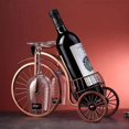 thumbnail image 1 of LAICAIW Bicycle Wine Rack and Wine Glass Holder-Hold 1 Wine Bottle and 2 Glasses-Perfect for Home Kitchen Decor & Kitchen Storage Rack, 1 of 6