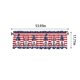 thumbnail image 3 of Living Room Curtains, American Flag Pattern With Stars And Translucent Stripes, For Windows, EyeletsTeissuly Clearance (red, ) Teissuly WER202308291048, 3 of 7