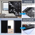 thumbnail image 6 of CHENjy Static Cling Window Film, Blackout Privacy Film for Bedroom Windows, No Glue Removable Heat Control 39.37*11.81 in, 6 of 7