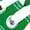 green, variant on Women's Low‑Top Canvas Tennis Sneakers, Lace‑Up Casual Walking Flat Shoes, Black 8