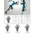 thumbnail image 2 of 1 Pair Copper Arthritis Gloves Copper Compression Arthritis Gloves Finger Less Sports Gloves, 2 of 8