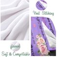 thumbnail image 4 of Best Friend Blanket Gifts for Women Besties BFF Flannel Friendship Throw Blanket Love Letter Customized Purple Blanket for Birthday Christmas Holiday 60"X 80", 4 of 6