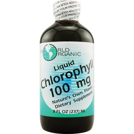 World Organics Chlorophyll 100mg, 8 Oz