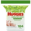 Huggies Natural Care Aloe Baby Wipes, Unscented, 1 Refill Pack (184 Total Wipes)