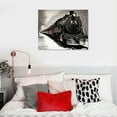 thumbnail image 4 of JEUXUS Canvas Wall Art Print Train Art Poster Steam Retro Train Tracks Poster Decorative Canvas Wall Art for Living Room, Bedroom, Office, 4 of 4
