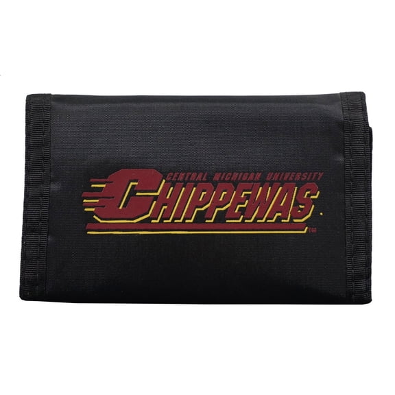 Central Michigan University Chippewas Nylon Trifold Wallet