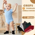 thumbnail image 2 of HYCLES 15 Pairs Toddler Socks, Kids Grip Socks for 6-12 Month 1-7 Years Non Slip Ankle Sock for Baby Boys Girls, 2 of 7