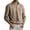 Khaki, variant on Afdoent Golf Shirts For Men Male Casual Long Sleeve Shirt Solid Color Casual Buttons Lapel Shirt Male Thin Tops Bottoming Shirt Fashion