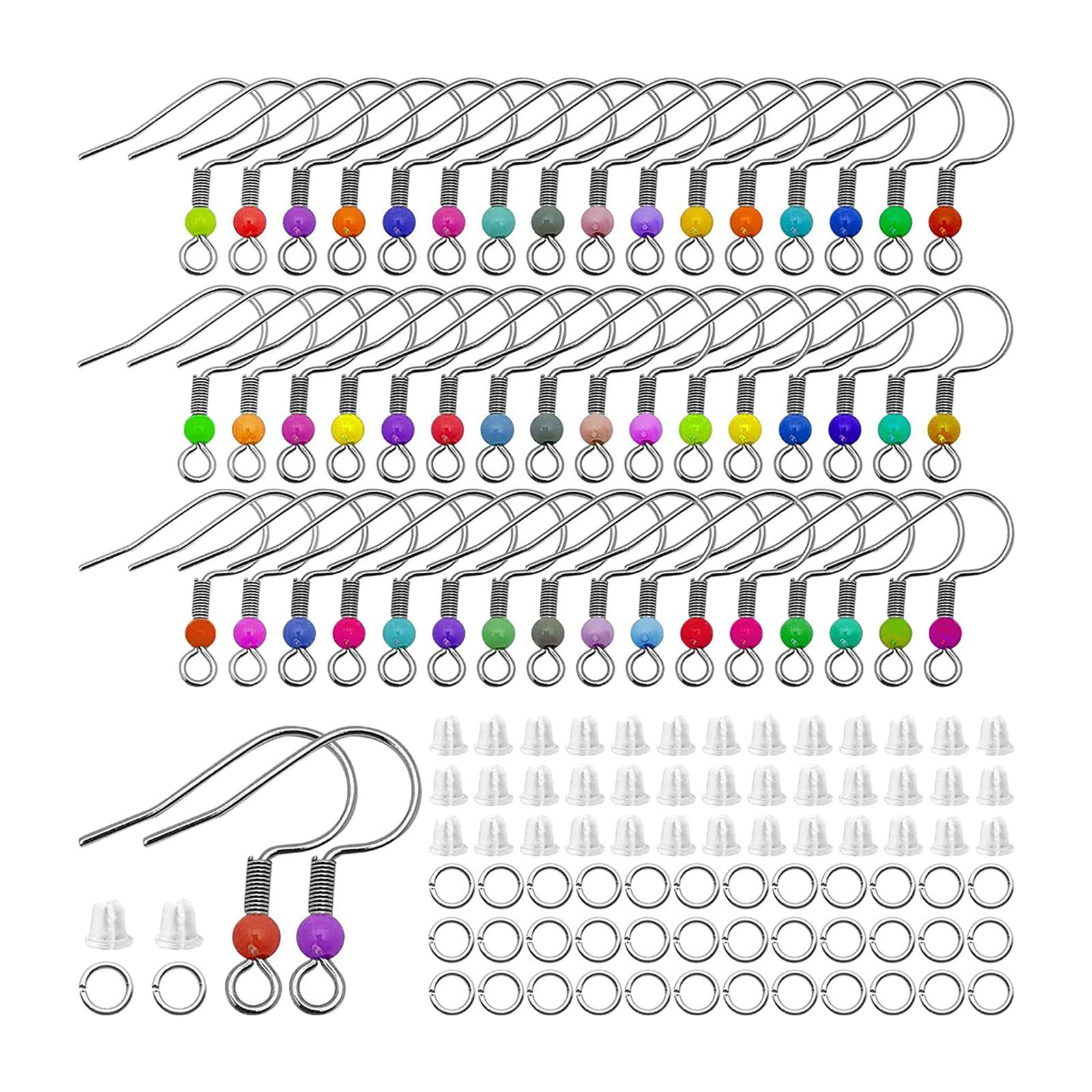 BLESIYA 100 Pieces Earring Hooks Jewelry Findings for Jewelry Making Earring Accessories