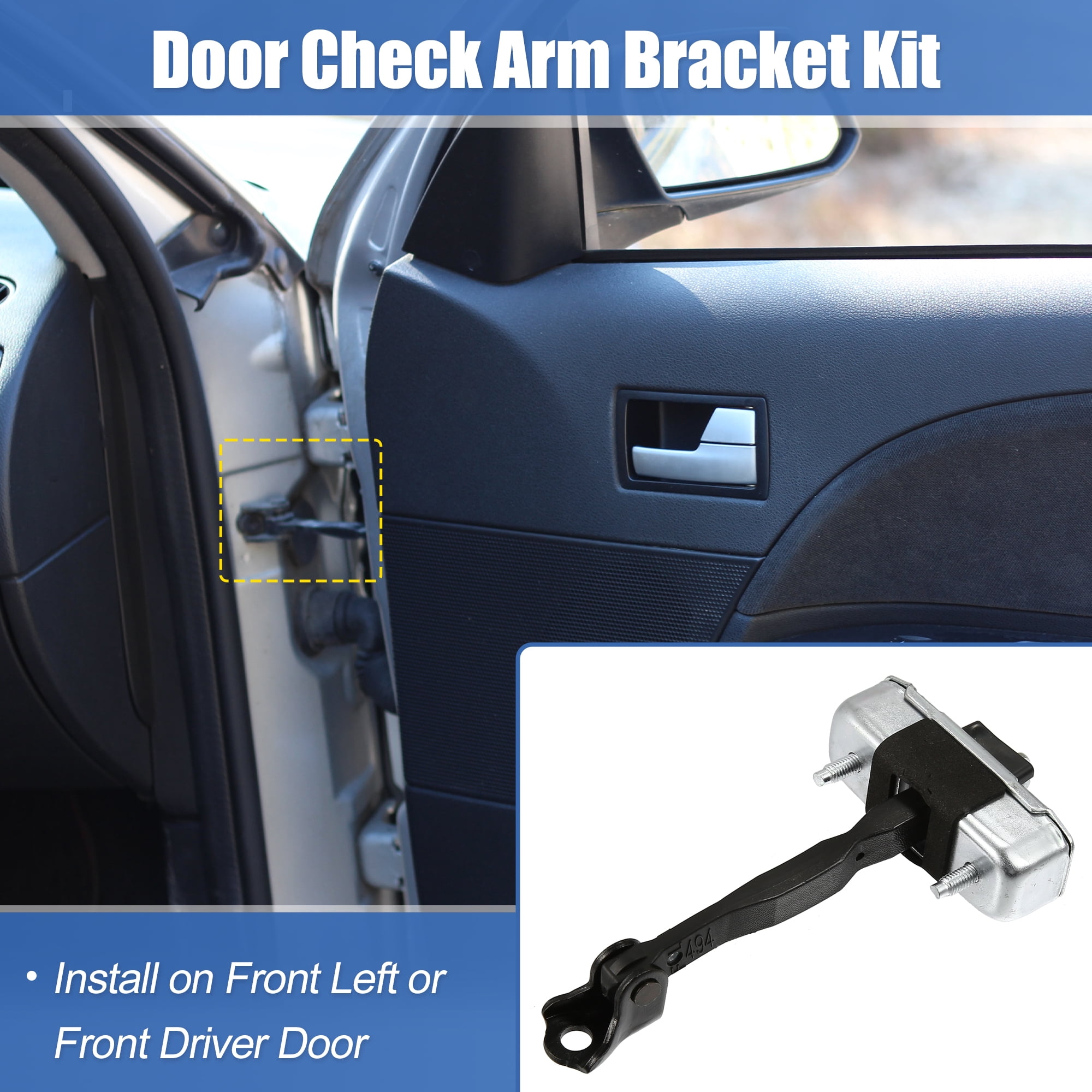 Unique Bargains Front Left Door Check Strap Assembly for Toyota Tacoma 2005-2016