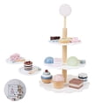 thumbnail image 4 of Juguete De Té De La Tarde Simulado, Material De Madera, Juego De Cocina Para Niños, Juego De Té De Comida Desmontable Diy Con Pintura De Agua Segura Para Niños Methold FN002407-00, 4 of 6