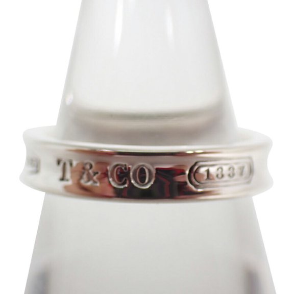 Pre-Owned TIFFANY & Co. 925 1837 Narrow Ring, Size 9