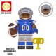 thumbnail image 1 of Serie De Fútbol Los Angeles Chargers Panthers Juguetes De Construcción Ensamblados Para Niños Decoración De Colección De, 1 of 4