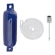 thumbnail image 1 of Defensas para barcos, protección solar marina inflable con pasador inflable acanalado doble Cuerda Blanca Azul, 1 of 9