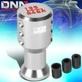 thumbnail image 7 of J2 Engineering Universal Silver Manual Car Shifter Knob Aluminum Goblet Style with Adapter J2-SK-004-SL, 7 of 7