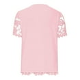 thumbnail image 4 of Weikingp Women'S Summer Tops Business Casual Tops For Women Casual Shirts For Women Summer Tops For Women 2025 Plus Size Tops For Women Pink 3XL, 4 of 5