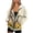 Butterfly and Sunflower Pattern, variant on HELLHERO Butterfly and Sunflower Pattern With Zipper Women's Zip Up Hoodies, Polyester Fabric Hooded Coat with Pockets Drawstring Hooded Jacket for Fall Vacation
