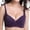 Purple, variant on Womens Seamless Wireless Supportive Bra JIANLAI Wireless Bra Full Coverage Lace Tshirt Everyday Bra Beige