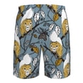 thumbnail image 6 of Kdxio Squirrel And Leaves Pattern Mens Casual Shorts - Drawstring Summer Beach Sports Shorts for Men, 6 of 9