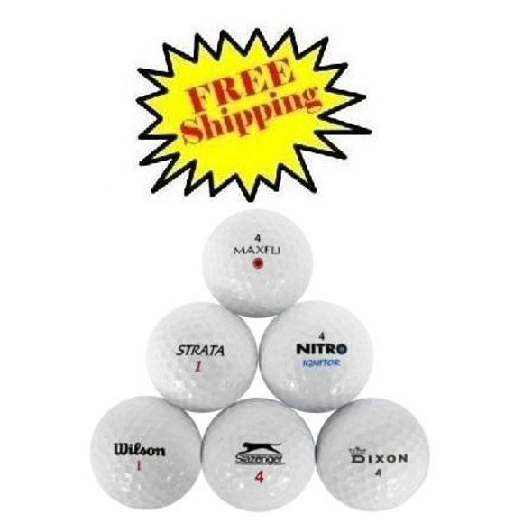 4 Douzaines de Balles de Golf de Qualité Parfaite Assorties avec Livraison Gratuite