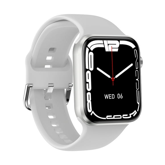 Bauma Auto Smart Watch, Fitness Tracker Heart Rate Monitor Smartwatch for Women Compatible with iPhone and Android(Silver)