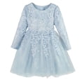 thumbnail image 2 of Vestido de princesa para niñas, otoño e invierno, vestido de malla hinchada, para niñas de 3 a 15 años, de talla mediana y grande, vestido de boda para niñas de flores, 2 of 4