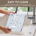 thumbnail image 4 of Placemat, Pioneer Flower Floral Print Pattern Place Mats Table Mat Set Of 2, PVC Washable Placemats for Party Kitchen Dining Decoration, 18x12 Inch, Fade Resistant, 4 of 6