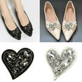 thumbnail image 2 of Sew on Heart Patches Applique Iron On Sew On Patches Rhinestones Applique for Wedding Dress Clothing Jeans Jackets Hat, 2 of 8
