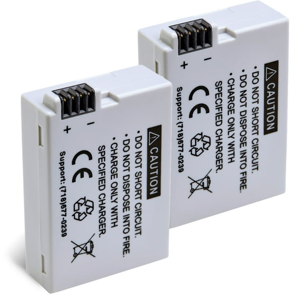 BM Premium 2-Pack of LP-E8 Batteries for Canon EOS Rebel T2i, T3i, T4i, T5i, EOS 550D, EOS 600D, EOS 650D, EOS 700D DSLR Digital Cameras