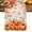 Orange, Terracotta, Beige, variant on Orange Blue Pumpkins Fall Table Runner 36 Inches Long for Kitchen Dining, Thanksgiving Floral Botanical Dresser Scarf Farmhouse, Dining Table Decorations for Wedding/Parties, 13 x 36 In