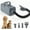 Grey, variant on MCQ Dog Hair Dryer, High Velocity Pet Blow Grooming Dryer with Adjustable Wind Speed & Heater Temperature, Cool-Warm-Hot Cycle Mode, 4 Nozzles, 6.5ft Cord for Dog Hair Force Blower,Grey