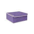 thumbnail image 1 of Advancent Caja de almacenamiento de tela, ropa interior, armario para el hogar, organizador de ropa, sujetador, cajón plegable, cajas con Almacenamiento y organización del hogar 13 cuadrícula/Púrpura, 1 of 6